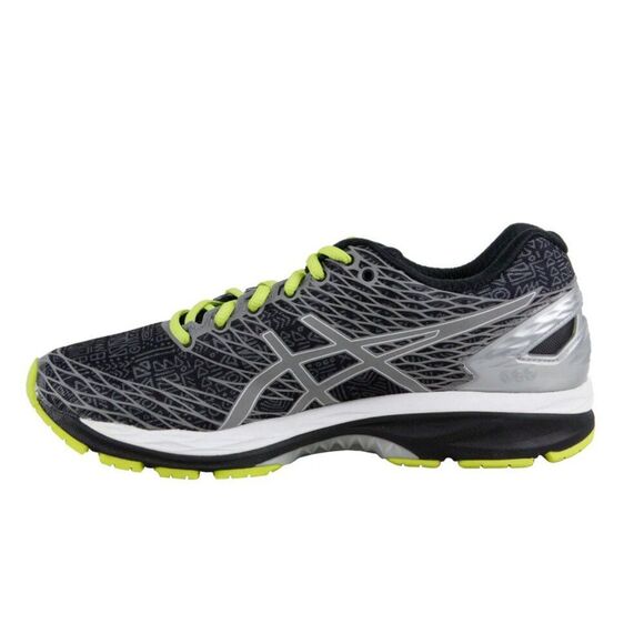 Xlnt ASICS GEL nimbus 18 Womens 9 US 40.5 Eur black grey lime - Picture 2 of 11